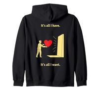 Pintor Corazón a Lienzo Devoción Es Todo lo Que Tengo Sudadera con Capucha