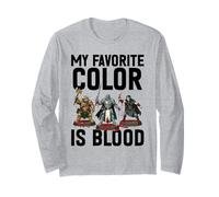 Pintor en Miniatura Divertido de My Favorite Color Is Blood Manga Larga
