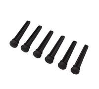 Pintos B Standard Ebony Guitar de 6 PCS Establecidos para una Calidad de Sonido Mejorada e Instalación Fácil