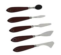 Pintura 5 PC Mezcla Pintura Spálula Spátula Set Paleta Herramienta Pintura Para Pintura Lona