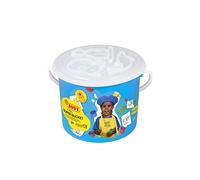 Pintura a dedos jovi bucket super kit 5 botes 35 ml + 20 plantillas