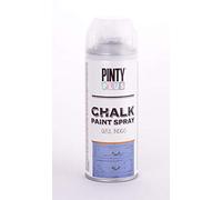 Pintyplus Pintura en aerosol con acabado de tiza ecológica, a base de agua, secado rápido, cobertura superior, 400 ml, caja de 6, azul índigo