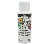 Pintura acr lica para manualidades DecoArt DCA01-3, 2 onzas, color blanco
