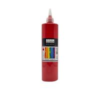 PINTURA ACRÍLICA 500 ml - Pintura altamente pigmentada. Pintura de artista opaca para madera, piedra, lienzo, papel, tela, cuero, metal, colada. pintura para todo uso (rojo carmes).