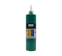 PINTURA ACRÍLICA 500 ml - Pintura altamente pigmentada. Pintura de artista opaca para madera, piedra, lienzo, papel, tela, cuero, metal, colada. pintura para todo uso (verde oscuro)