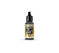 Pintura acrílica color gris oscuro 12 AV Vallejo Model Air de 17 ml, AMT