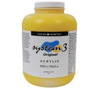 Pintura Acrílica Daler Rowney System 3 Amarillo Limón 2.25L