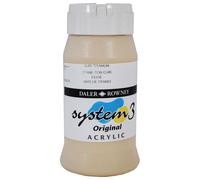 Pintura Acrílica Daler Rowney System 3 Proceso Buff Titanio (500ml)