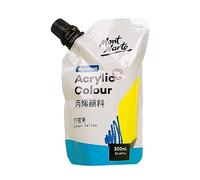 Pintura acrílica de un solo color no se decolora, no tóxica, 11 colores (bolsas de 100 ml) en bolsas de pigmento rico