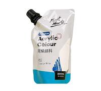 Pintura acrílica de un solo color no se decolora, no tóxica, 11 colores (bolsas de 100 ml) en bolsas de pigmento rico