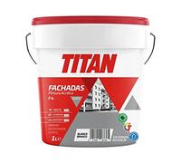 PINTURA ACRÍLICA FACHADAS MATE F-4 BLANCO 1l TITAN 125670001