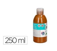 Pintura acrilica liderpapel bote de 250 ml marron - DC20
