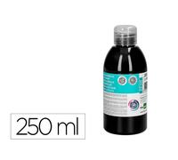Pintura acrilica liderpapel bote de 250 ml negro - DC22