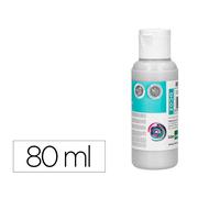 Pintura acrilica liderpapel bote de 80 ml blanco - DC03