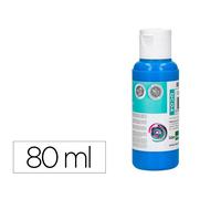 Liderpapel, Pintura Acrílica, Color Magenta, Bote de Pintura Acrílica de 80 ML, Pintura para Manualidades, Dibujo, Decoración de Interiores, Fácil Limpieza