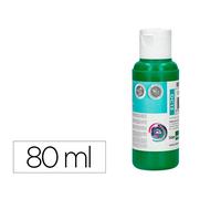 Pintura acrilica liderpapel bote de 80 ml verde oscuro - DC13