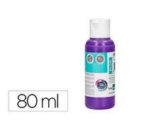 Pintura acrilica liderpapel bote de 80 ml violeta - DC14