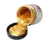 Pintura acrílica metálica resistente al agua, pigmentos ricos para artistas, pintura sobre lienzo, madera, tela, roca y manualidades, pintura acrílica