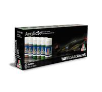 Set Pinturas Aviones Usaac 2gm ITALERI 438 Maqueta Tanque Promo