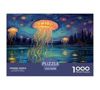 Pintura al óleo Medusa 1000 Piezas Rompecabezas Clásicos Inteligencia Juguete Entretenimiento Creativo Desafíos Extra Divertidos EduGatoivo 52x38cm/1000pcs