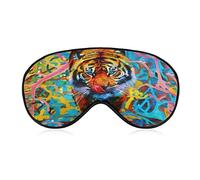 Pintura al óleo moderna de Tiger Sleep Eye Mask Soft Sleep Cover Blindfold Sleeping Mask Cover para Sleep Travel