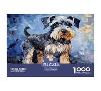 Pintura al óleo Perro 1000 Piezas Rompecabezas Familiar A Partir De 14 Años Inteligencia Juguete Entretenimiento Creativo Desafíos Extra Divertidos EduGatoivo 70x50cm/1000pcs