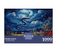 Pintura al óleo Serpiente 1000 Piezas Impresionante Puzzle A Partir De 14 Años Inteligencia Juguete Entretenimiento Creativo Desafíos Extra Divertidos EduGatoivo 38x26cm/1000pcs