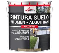 Pintura bituminosa y de alquitrán: resina de suelo para asfalto - 15 kg (hasta 30 m² en 2 capas) Marrón Claro - ARCANE INDUSTRIES - 15 kg (hasta 30 m² en 2 capas) Marrón Claro - ARCANE INDUSTRIES