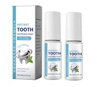 Pintura Blanqueadora Instantánea para Dientes,Gel Blanqueador de Dientes,Adecuado para Dientes Sensibles,Seguro y Eficaz para Hombres y Mujeres,5 ML*2pc