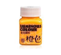 Pintura brillante, fluorescente para decoración de Halloween, pintura artística, manualidades al aire libre e interior, tela