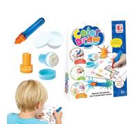 Pintura con Sellos para Niños | Pincel Estampador,Almohadillas de Sellos para Pequeños - para Niños, Maestros, Manualidades, Scrapbooking, Decoración de Pared y Cerámica