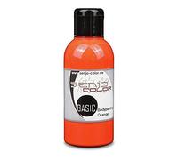Pintura Corporal I 75 ml I para Aerógrafo y Pincel I Carnaval, Disfraces, Pintacaras I Senjo Color Basic I Naranja