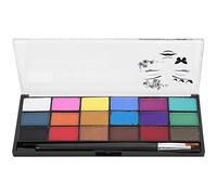 Pintura Corporal para Maquillaje, 18 Colores, Pigmento Suave y No Tóxico - Brillo Intenso, Fácil Aplicación, Ideal para Halloween y Fiesta de Disfraces