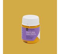 Pintura Cristal Al Agua Ca-02 Amarillo 25ML La Pajarita Para Superficies no Porosas