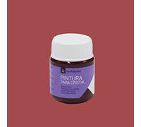 Pintura Cristal al Agua Ca-03 Rojo 25ML la Pajarita Para Superficies no Porosas (189071)