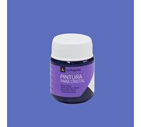 Pintura Cristal Al Agua Ca-04 Azul 25ML La Pajarita Para Superficies no Porosas