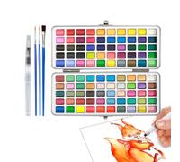 Pintura de acuarela, juego de pintura de colores de agua para adultos Kit