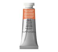 Pintura de acuarela profesional, tubo de 14 ml, naranja Winsor (sombra roja)