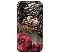 Pintura de Adornos navideños de Cono de Pino orgánico Carcasa para iPhone SE (2020) / 7/8