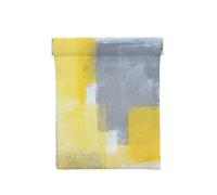 Pintura De Arte Abstracto Gris Y Amarillo, Squeeze Top Wallet Bolsa de Almacenamiento para Mujer Monedero pequeño Bolsa de Cambio
