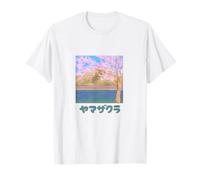 Pintura de Arte de la Naturaleza del árbol de Cerezo del Estilo japonés Camiseta