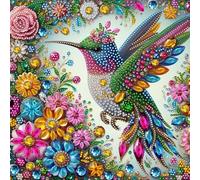Pintura de diamante 5D Parcial Bird con formas especiales para decoración de pared DIY fácil para adultos principiantes