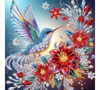 Pintura de diamante 5D Parcial Bird con formas especiales para decoración de pared DIY fácil para adultos principiantes