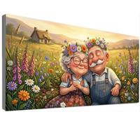 Pintura de Diamante Parejas 5D Adultos Kit Completo Grande 90x180cm, Diamond Painting Flores Full Drill Pincelada de Diamantes, Mosaico Bordado Punto de Cruz Cristal Strass Decoración Hogar DIY C6-806