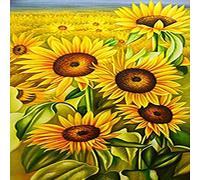 Pintura de diamantes 5D con diamantes de imitación, planta de girasol ABEUTY con diamantes de imitación (flor)