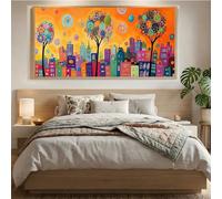 Pintura de Diamantes 5D Kit Completo,Dibujos Animados Diamond Painting Adultos Principiantes,Abstracto Cuadros de Diamantes para Hacer,Manualidades para Adultos,Decor de Pared Hogar,90x180cm Mq-498