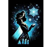 Pintura de diamantes DIY Elsa kits de arte de diamantes, kit de bordado de punto de cruz 5D taladro completo, divertido