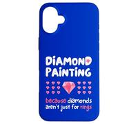 Pintura de diamantes porque los diamantes no son solo para anillos Carcasa para iPhone 16 Plus