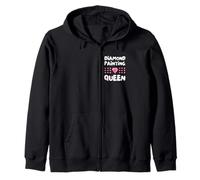 Pintura de diamantes Queen Art Craft Gift para artistas Sudadera con Capucha