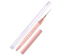 Pintura de gel UV, diseño de mango de metal, uñas acrílicas, bolígrafo de detalle de 8 cm con barril ergonómico, diseño de uñas para uso profesional en salones, manualidades y regalo de cumpleaños
